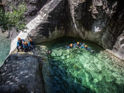 Richiusa-Schlucht in Bocognano, in der Nähe von Ajaccio