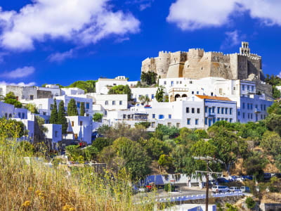 Ganztägige Bootsfahrt zum Kloster Patmos von Samos aus