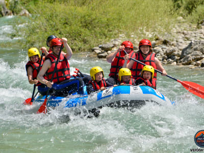 Descente de rafting dans le Verdon