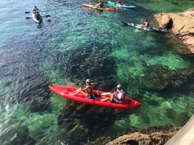 Excursion guidée en kayak de mer au Cap du Figuier depuis Hendaye, Pays Basque