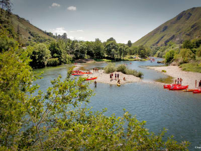 Kajakfahren auf dem Fluss Sella ab Cangas de Onis, Asturien