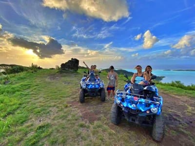 Quad biking in Bora Bora, French Polynesia