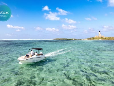Excursion privée en speed boat sur le lagon de l’Ile aux Cerfs, Île Maurice