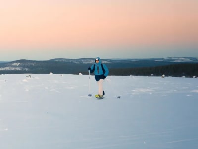 Eisfischen und Schneeschuhwandern in Rovaniemi