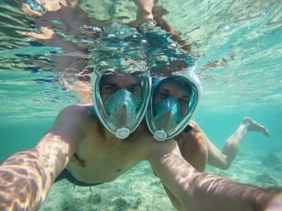 Snorkeling dans la Réserve Cousteau, Guadeloupe