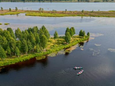 2-tägige Kanufahrt mit Übernachtung und Camping ab Rovaniemi