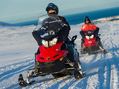 6-tägige Motorschlittensafari in Mehamn, Finnmark