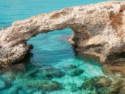 Boots- und Schnorchelausflug zu Kretas Küstenjuwelen ab Hersonissos bei Heraklion 