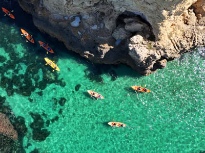 Excursión en kayak a las cuevas de Ponta da Piedade, desde Lagos
