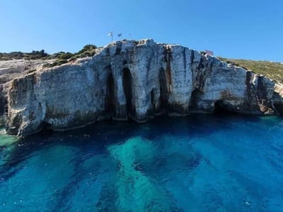 Boat Tour to the Blue Caves of Zakynthos, from Agios Nikolaos