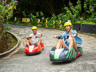Bergrodel-Kart im Vallé-Park, Mauritius
