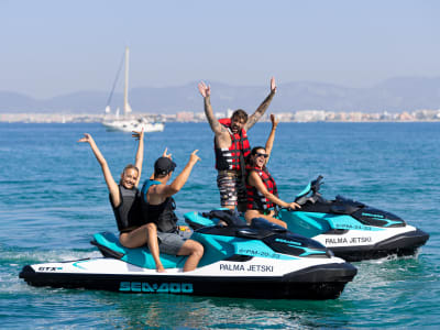 Excursión de Moto de agua desde Cala Nova a Magaluf, Mallorca