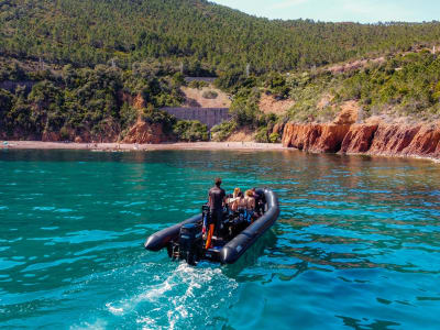 Excursion en bateau dans les calanques de l'Estérel, Cannes