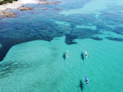 Guided Kayak Excursion along the Bidderosa Coast near Orosei