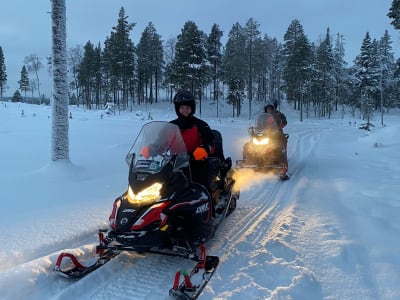 Safari en motoneige au départ d'Ivalo