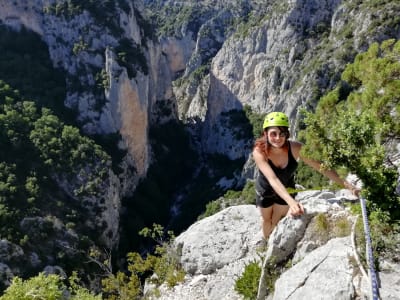 Trou du Renard Via Cordata en La Palud-sur-Verdon, Gargantas del Verdon