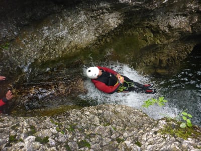 Einführung in das Canyoning in Bayern, in der Nähe von Salzburg