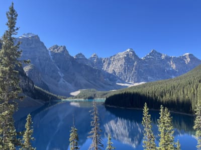 Excursión privada: Los legendarios lagos Moraine, Louise y Emerald desde Banff o Canmore