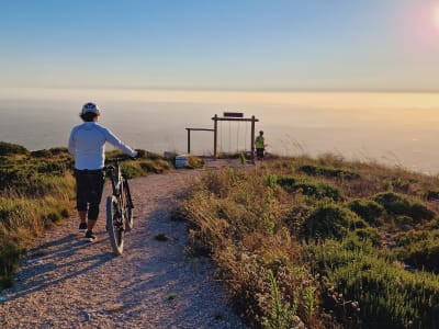 E-Bike-Tour rund um die Ecopista in Porto de Mós, in der Nähe von Coimbra 