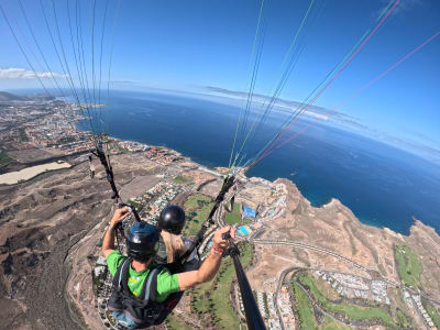 Vol en parapente en tandem à Costa Adeje depuis Playa de la Enramada, Tenerife