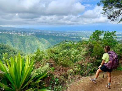 Wanderung auf dem Sentier des Trophées Mondiaux und Besuch des Dorfes L'Entre-Deux auf La Réunion