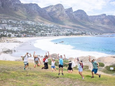 Geführte Wanderung in Kapstadt, von der Kontur des Lion's Head zum Camps Bay Beach