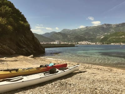 Kayaking and hiking excursion on Sveti Nikola Island from Budva