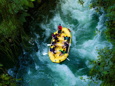 Wildwasser-Rafting-Tour auf der Sarine bei Montreux 