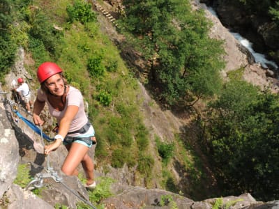 Via ferrata du Pays Basque, à Bidarray proche de Biarritz