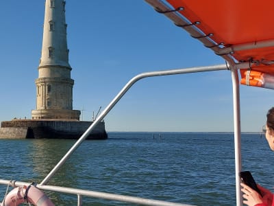 Bootsfahrt von Le Verdon-sur-Mer zum Eingang der Gironde-Mündung