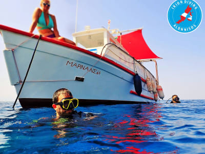 Paseo en barco y Snorkel por el Parque Nacional Marino de Alonissos