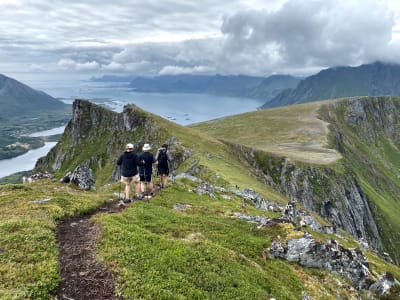 Summer Hiking Tour in Vågan near Svolvær, Lofoten