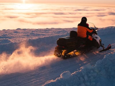 Single-Driver Snowmobile Experience for Adults Only from Ylläsjärvi
