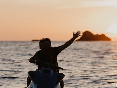 Jet Ski Excursion to the Sanguinaires Islands at sunset from Ajaccio