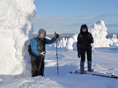Backcountry Skiing to the Soutajan Peak from Pyhätunturi