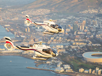 Vuelo panorámico en helicóptero sobre la costa atlántica de Ciudad del Cabo