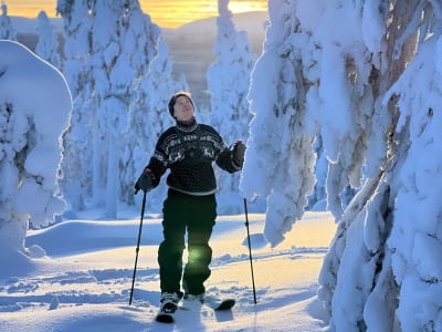 Skin-Based Backcountry Skiing around Pyhätunturi, near Pyhä-Luosto National Park