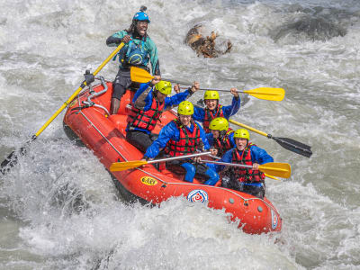 Rafting en el río Dora Baltea, Aosta
