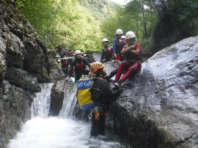 Canyoning für Anfänger in Rio Palvico am Gardasee