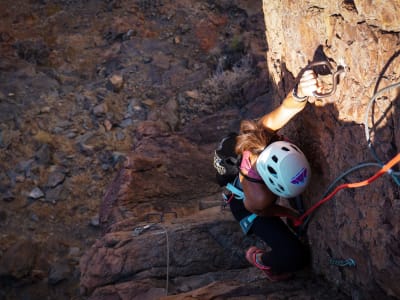 Klettersteig in San Bartolmé de Tirajana, Gran Canaria