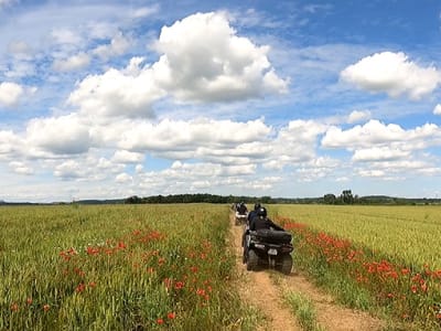 Quad biking excursion around Uzès near Nimes