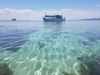 Croisière d'une journée à Korakaki avec déjeuner barbecue au départ de Mytilène à Lesbos