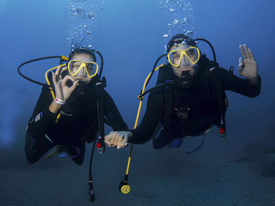 First Dive on the island of Faial, Azores