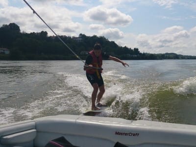 Wakeboarding-Session in Bayonne, Pyrenäen-Atlantiques