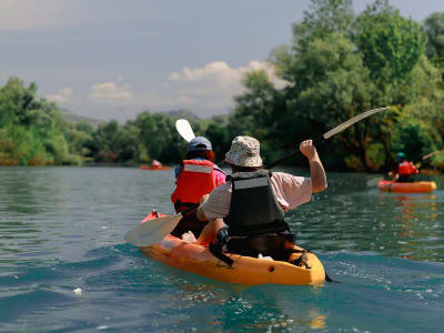 Kayaking tour to Vranjina Monastery on Moraca River from Vranjina