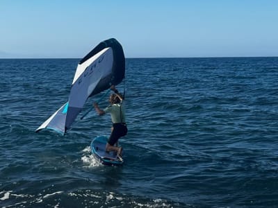 Wing Foiling Rental on Monolithos Beach, Santorini