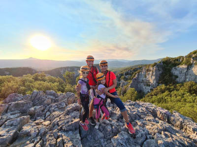 Thaurac via ferrata, near Montpellier 