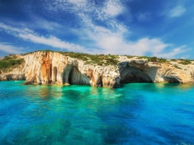Boat Tour to Xigia, Blue Caves, and Navagio, from Alykes