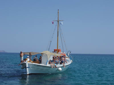 Boat Cruise along Southern Mykonos, from Ornos Beach