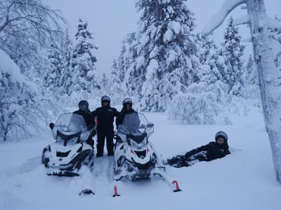 Excursión en Moto de nieve a Saariselkä desde Ivalo